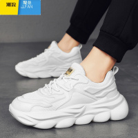 聚范运动男鞋HDCL2024新款夏季男士厚底增高休闲鞋网面透气款老爹鞋