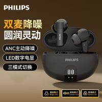 飞利浦(PHILIPS)TAT3559 新款蓝牙耳机入耳式真无线蓝牙耳机白色