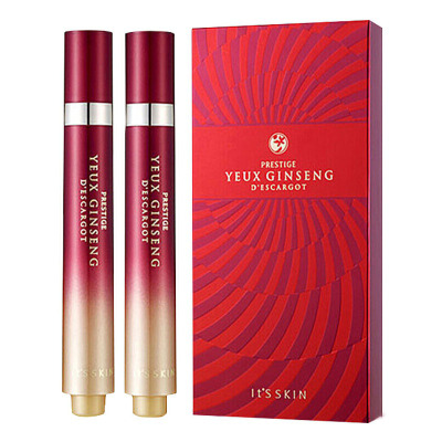 韩国itsskin伊思水乳护肤套装套盒保湿补水抗皱提拉紧致组合装护肤品红参蜗牛眼霜（1盒2支装）