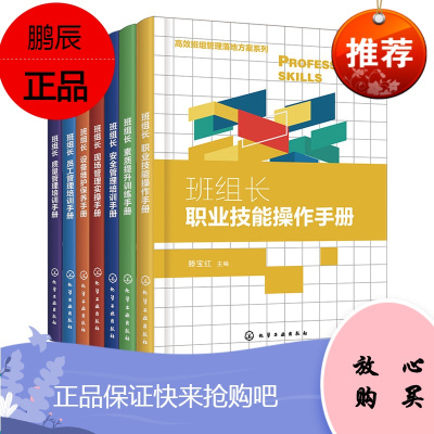 高效班组管理落地方案系列共7册班组长培训实操训练操作保养手册班组员工配备与培训班组员工作业督