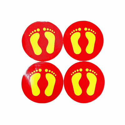 巡视路径防滑不干胶标识贴