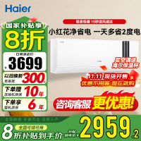 海尔(Haier)空调净省电2匹新一级能效省电壁挂式卧室空调挂机 KFR-48GW/E1-1