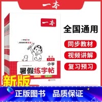 [暑假练字帖]四升五 小学通用 [正版]暑假阅读口算练字帖一升二升三升四暑假衔接语文数学英语暑假作业人教 二三四五年级