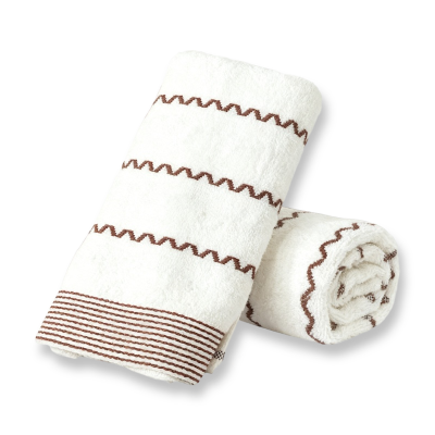 秦泰(Cqint) QTMJ-06 面巾33*73cm 90克 32股棉质波纹白