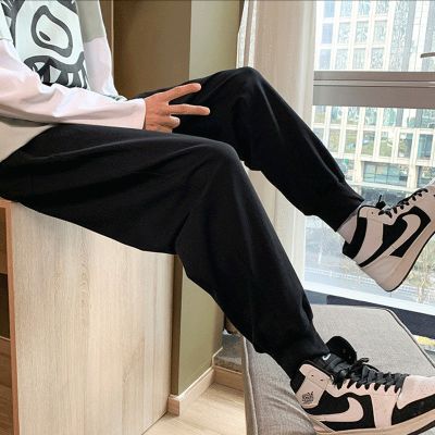 叶莎倩春秋款裤子男宽松百搭韩版潮流哈伦裤男士休闲裤运动裤卫裤束脚裤