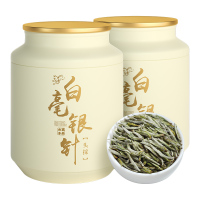 正宗福鼎白茶2022新茶明前特级头采福鼎白毫银针芽春茶叶散装500g