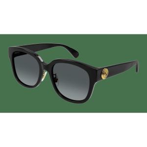 古驰(GUCCI)女士黑框灰 lens bio尼龙防紫外线时尚百搭太阳镜