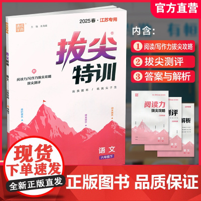 2025春 拔尖特训 语文 六年级下册 人教版 部编版 小学教辅 同步提优 精准提优 学生练习 通成学典6下高阶提优练习