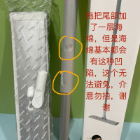 宝家洁[杨幂同款]平板拖把 60cm杆长129cm配2片拖布E11铝板大平拖