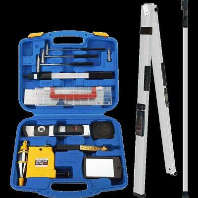 靠尺2米 检测尺折叠水平尺高精度多功能垂直度检查尺装修验收工具空鼓