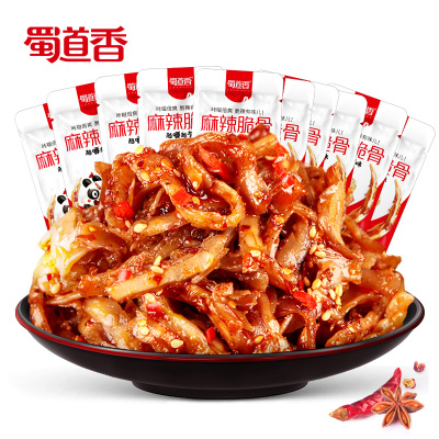 蜀道香麻辣猪脆骨18g*14包麻辣零食猪脆骨香辣脆骨休闲零食