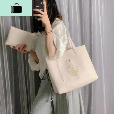 夏季大容量手提包包女2020新款潮韩版百搭单肩包学生时尚托特大包NEW LAKE女士单肩包
