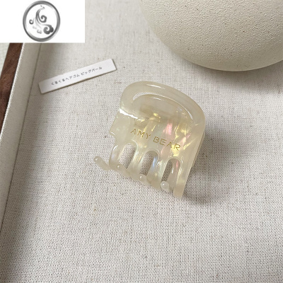 JiMi时尚高级感醋酸小抓夹后脑勺公主头发夹简约高马尾夹子头饰发卡子