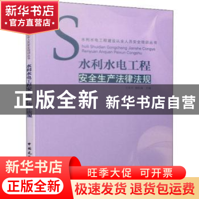 正版 水利水电工程安全生产法律法规 王东升 中国建筑工业出版社