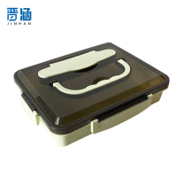 晋涵 不锈钢饭盒 4格 个