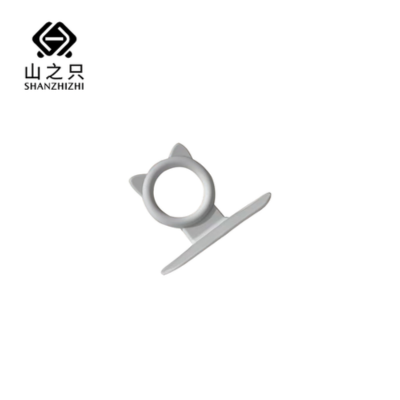 山之只 加厚硅胶马桶提盖器 灰色10个/包