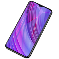 [送手机壳]轻万适用realmeq钢化膜全屏抗蓝光防摔贴膜oppo手机保护膜全玻璃