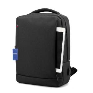 安居先森 B059 01系款 商务双肩包42*30*12cm防水雪花牛津布 黑色 14寸