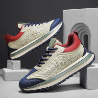 欧洲站男鞋新款秋冬季潮牌百搭跑步运动休闲阿甘增高老爹潮鞋