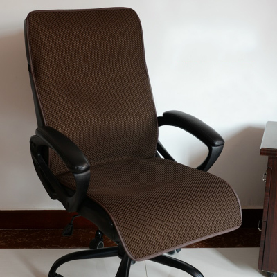 办公室电脑椅子垫冰丝坐垫老板椅垫带靠背沙发垫透气按摩椅靠垫