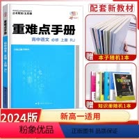 语文 高一上 [正版]2024版重难点手册高中语文必修上册1人教版RJ 高一第一册必修一 高中语文 课堂知识点练习册同步
