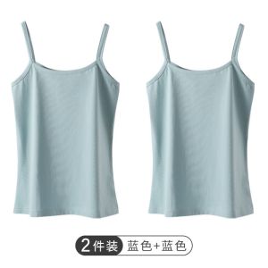 棉质辣妹吊带打底背心女外穿潮流夏白色内搭外穿短款上衣女