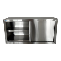 瑞宇201不锈钢双层挂墙橱柜1300*300*600mm