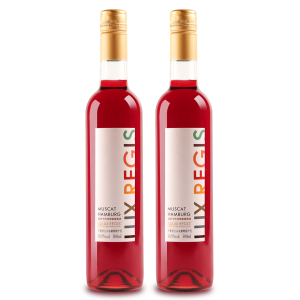 [女士小甜水]类人首莫斯卡托玫瑰香半甜桃红葡萄酒 红酒6支装