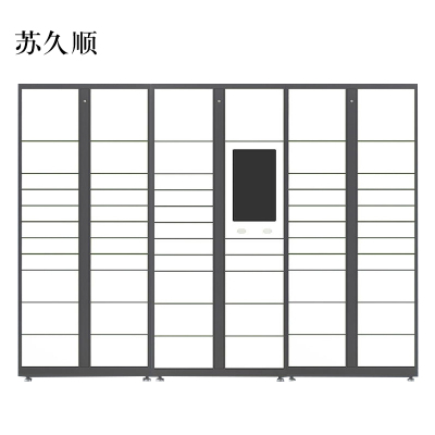 苏久顺智能快递柜小区快递自提柜派件柜室外寄存柜信报箱储物柜一主两副61格