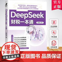 DeepSeek财税一本通 刘文怡 财务税务规划分析预测报告生成 AI效率手册工具书籍 财税人员DeepSeek应用指南