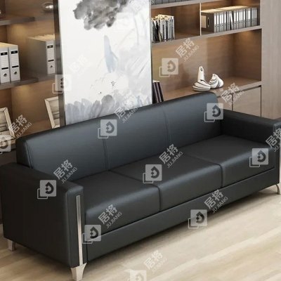 居将 简约办公沙发会客接待洽谈沙发 三人位