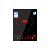 爱仕达ASD智能预约定时电磁炉AI-F2131C 黑色微晶面板2风机过热保护轻奢设计
