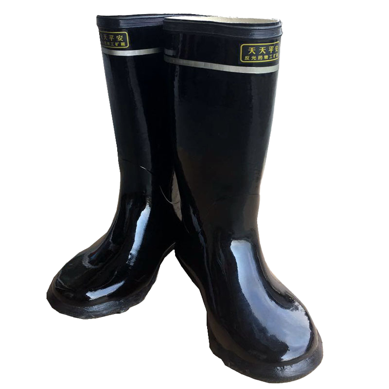 天天平安高筒靴 高筒反光工矿靴 国标橡胶靴 高筒雨鞋 鞋码37-46码 /双