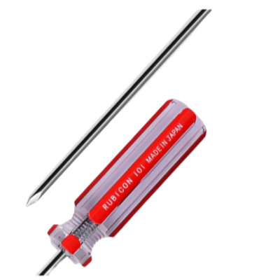 十字型彩条螺丝刀3*75