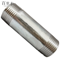 百里才 镀锌长对丝 DN15*20 个