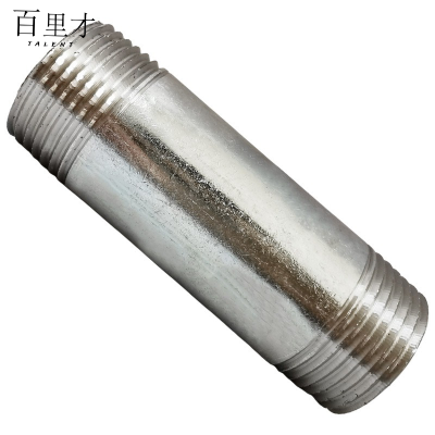 百里才 镀锌长对丝 DN15*20 个