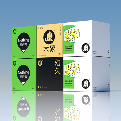 大象避孕套超薄003幻久持久费洛蒙高潮(高潮炫金2只+幻久3只+超轻薄4只+LuckyBOX20只)