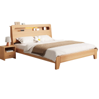 悦兴诚单人床1.5米+床头柜*1+5CM床垫组