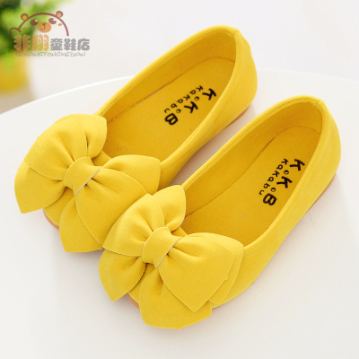 2018春秋新款儿童女童皮鞋公主鞋童鞋韩版单鞋宝宝鞋休闲豆豆鞋潮