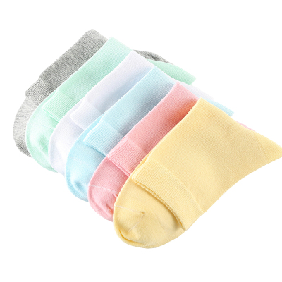 恒源祥女士袜子纯棉女士短袜子中筒袜子