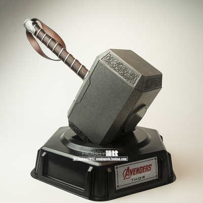 盒装漫威大号模型手办摆件真人雷神托尔cos道具1:1雷神锤（锤高43.5厘米）