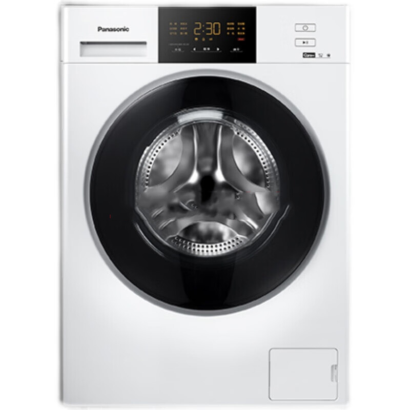 松下 全自动变频滚筒洗衣机9公斤洗烘一体全触控屏双极除螨蓬松除味XQG90-ND905 9KG全触控屏 洗烘一体