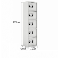 保密柜创世人G-S8 密码解锁 5层