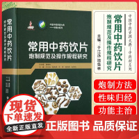 常用中药饮片炮制规范及操作规程研究 中国医药科技出版社9787521407396