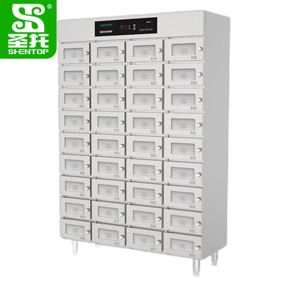 圣托(Shentop)热风循环36格独立室消毒柜 独立多室紫外线保洁柜 304不锈钢消毒碗柜 DAD02