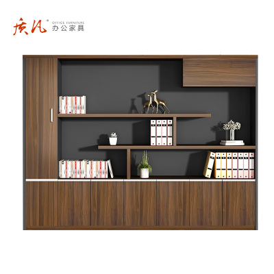 苏宁 质凡 办公室书柜带锁档案柜木质资料柜六门文件柜240*40*200cm