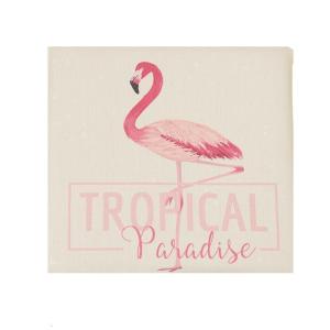 家柏饰(CORATED)北欧椅垫慢性回弹美臀家用餐厅冬季办公室加厚汽车坐垫 单脚火烈鸟 40X40*4cm可拆洗