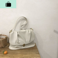 高级感包包女2020新款潮网红褶皱包百搭ins斜挎包小众设计腋下包NEW LAKE女士单肩包