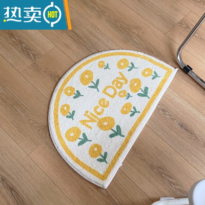 敬平ins韩系英文字母地垫浴室房间门口洗手间吸水垫防滑垫子脚感很软