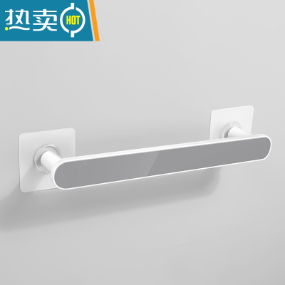 敬平免打孔浴室拖鞋架壁挂挂式鞋架厕所墙壁鞋子收纳器卫生间置物架 [3个装]灰色浴室置物架